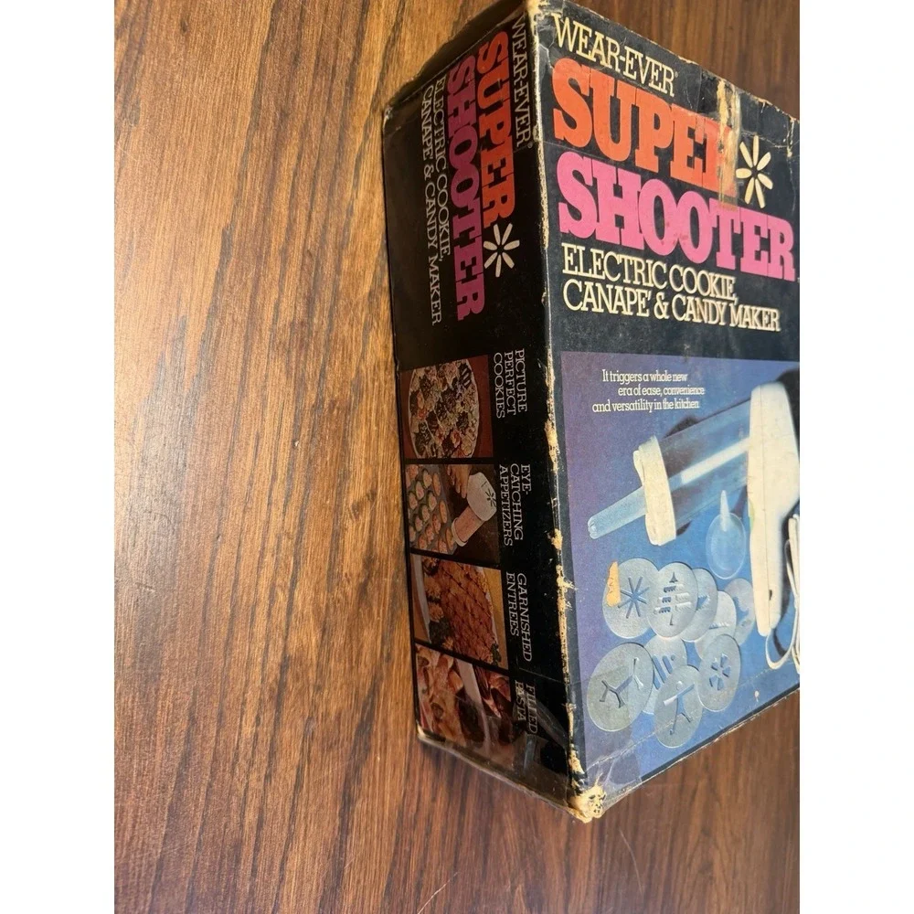 Vintage Wear-Ever Super Shooter 70001 Electric Cookie Candy Maker w/Box - Tested
